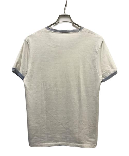 USAFA（USAFA）USAFA (USAFA) 70-80s USAFA リンガーTシャツ ホワイト サイズ:不明（実寸サイズ参照）の古着・服飾アイテム