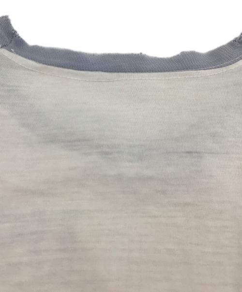 USAFA（USAFA）USAFA (USAFA) 70-80s USAFA リンガーTシャツ ホワイト サイズ:不明（実寸サイズ参照）の古着・服飾アイテム