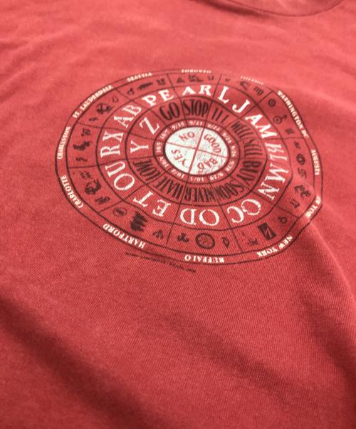 pearl jam（パール・ジャム）pearl jam (パール・ジャム) 90s NO CODE TRUEバンドプリントTEE レッド サイズ:XLの古着・服飾アイテム