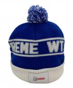 SUPREME×WTAPSシュプリーム×ダブルタップス）の古着「ニットキャップ」｜ブルー