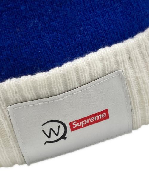 SUPREME（シュプリーム）Supreme (シュプリーム) WTAPS (ダブルタップス) ニットキャップ ブルーの古着・服飾アイテム