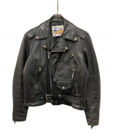 中古・古着通販】EXCELLED (エクセル) 80s-90s レザーダブルライダース