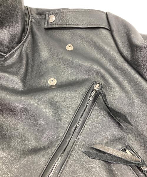 EXCELLED（エクセル）EXCELLED (エクセル) 80s-90s レザーダブルライダースジャケット ブラック サイズ:	SIZE 40の古着・服飾アイテム