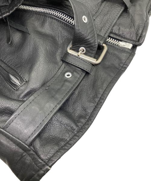 EXCELLED（エクセル）EXCELLED (エクセル) 80s-90s レザーダブルライダースジャケット ブラック サイズ:	SIZE 40の古着・服飾アイテム