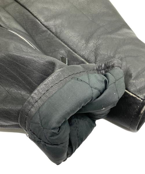 EXCELLED（エクセル）EXCELLED (エクセル) 80s-90s レザーダブルライダースジャケット ブラック サイズ:	SIZE 40の古着・服飾アイテム