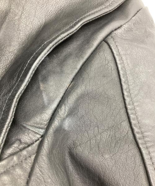 EXCELLED（エクセル）EXCELLED (エクセル) 80s-90s レザーダブルライダースジャケット ブラック サイズ:	SIZE 40の古着・服飾アイテム
