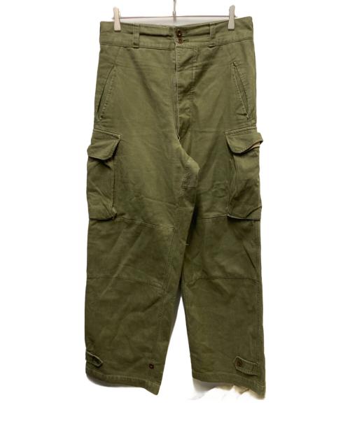 French Army（フランス軍）French Army (フランス軍) 50s 前期型M-47カーゴパンツ カーキ サイズ:ウエスト86/股下76/股上37の古着・服飾アイテム