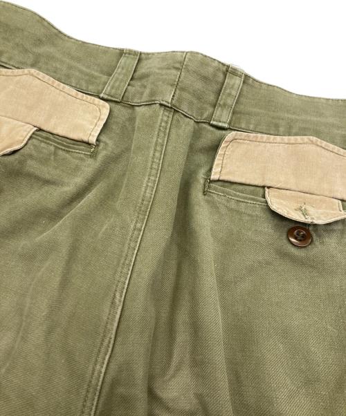 French Army（フランス軍）French Army (フランス軍) 50s 前期型M-47カーゴパンツ カーキ サイズ:ウエスト86/股下76/股上37の古着・服飾アイテム
