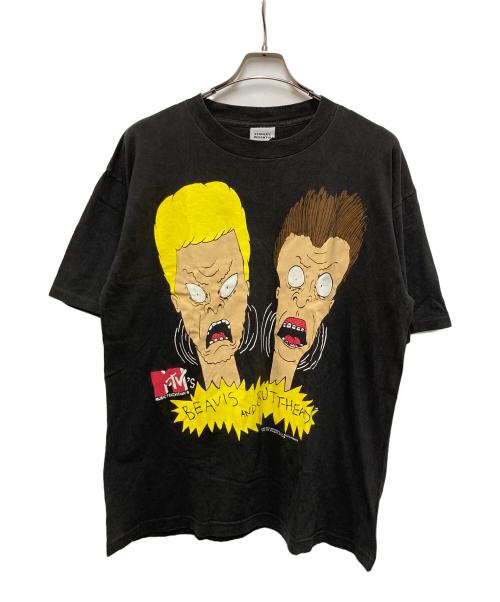 M TV（エムティーヴィー）M TV (エムティーヴィー) 90s アメリカンコミックプリントTシャツ ブラック サイズ:	SIZE Lの古着・服飾アイテム