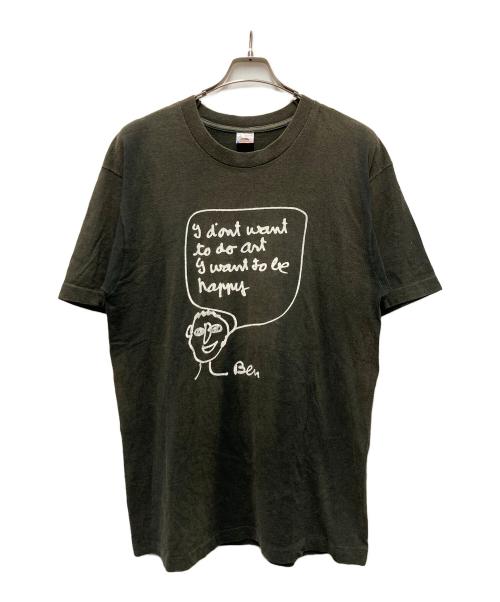 Ben Vautier（ベン・ヴォーティエ）Ben Vautier (ベン・ヴォーティエ) 90s アートプリントTシャツ ブラック サイズ:SIZE Lの古着・服飾アイテム