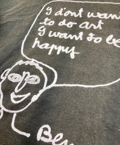 Ben Vautier（ベン・ヴォーティエ）Ben Vautier (ベン・ヴォーティエ) 90s アートプリントTシャツ ブラック サイズ:SIZE Lの古着・服飾アイテム