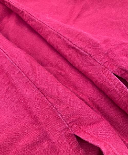 GAP（ギャップ）GAP (ギャップ) リネンブレンドループカラーシャツ レッド サイズ:Lの古着・服飾アイテム