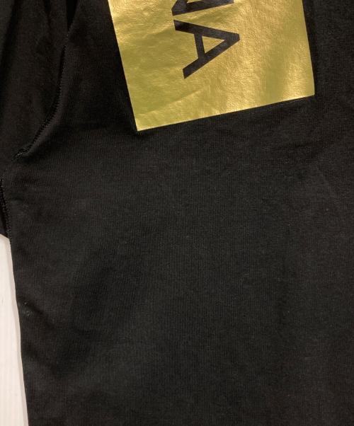 DOLCE & GABBANA（ドルチェ＆ガッバーナ）DOLCE & GABBANA (ドルチェ＆ガッバーナ) ロゴテープTシャツ/Logo Tape Tee ブラック サイズ:54の古着・服飾アイテム