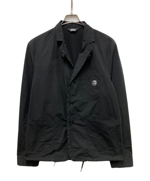 DIESEL（ディーゼル）DIESEL (ディーゼル) J-REY ナイロン ドッキングジャケット ブラック サイズ:52の古着・服飾アイテム