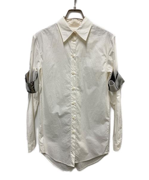 MM6 Maison Margiela（エムエムシックスメゾンマルジェラ）MM6 Maison Margiela (エムエムシックスメゾンマルジェラ) 長袖シャツ ホワイト サイズ:36の古着・服飾アイテム