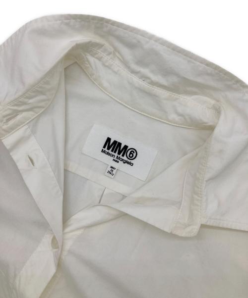 MM6 Maison Margiela（エムエムシックスメゾンマルジェラ）MM6 Maison Margiela (エムエムシックスメゾンマルジェラ) 長袖シャツ ホワイト サイズ:36の古着・服飾アイテム