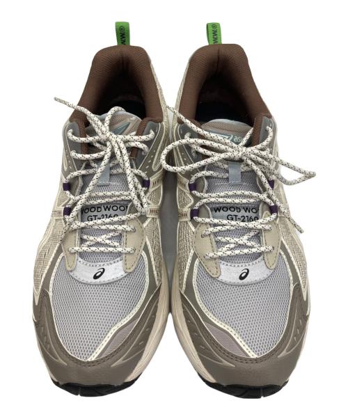 asics（アシックス）asics (アシックス) WOOD WOOD (ウッド ウッド) GT-2160 シルバー×ベージュ サイズ:29cmの古着・服飾アイテム