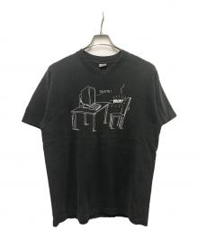 FRUIT OF THE LOOM（フルーツオブザルーム）の古着「90S アートプリントtシャツ」｜ブラック