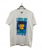 SCREEN STARS BESTスクリーンズスターズベスト）の古着「90S アートプリントＴシャツ」｜ホワイト