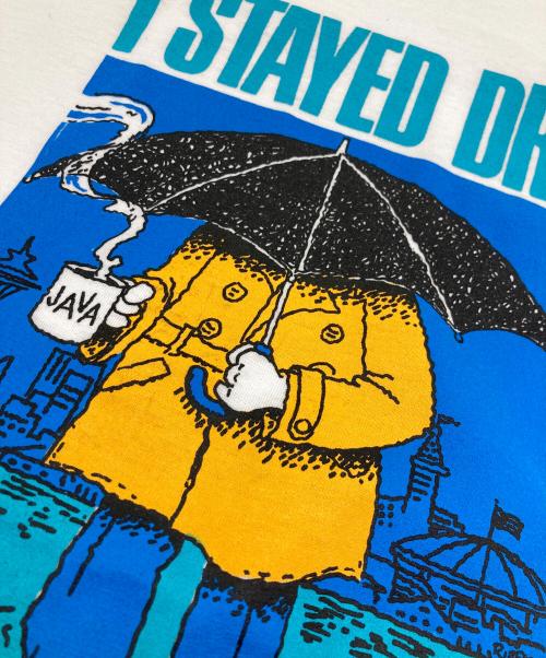 SCREEN STARS BEST（スクリーンズスターズベスト）SCREEN STARS BEST (スクリーンズスターズベスト) 90S アートプリントＴシャツ ホワイト サイズ:	SIZE Lの古着・服飾アイテム