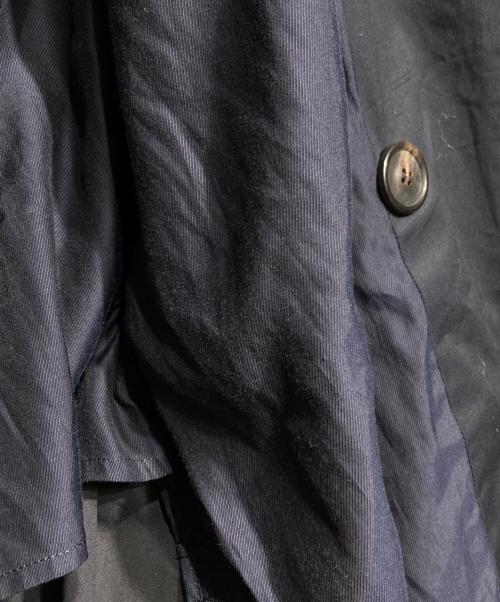 UNUSED（アンユーズド）UNUSED (アンユーズド) 変形トレンチコート/Trench coat ネイビー サイズ:2の古着・服飾アイテム