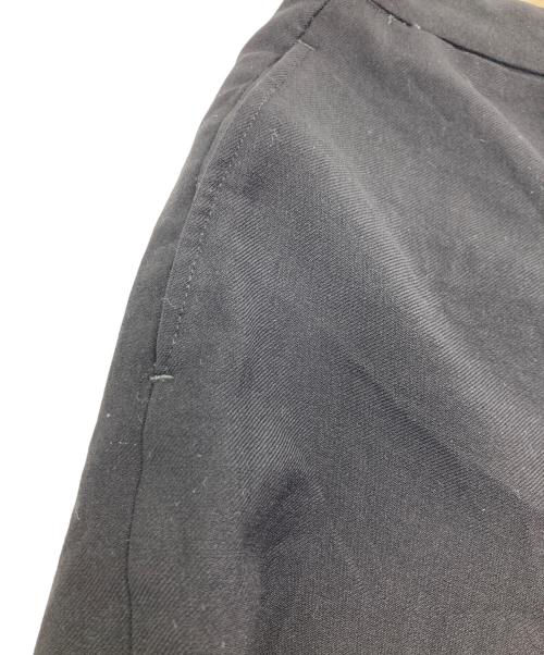 USED（ユーズド）USED (ユーズド) ギャバジンストレートパンツ ブラック サイズ:ウエスト実寸74cmの古着・服飾アイテム