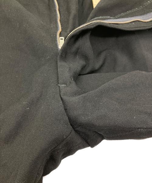 USED（ユーズド）USED (ユーズド) ギャバジンストレートパンツ ブラック サイズ:ウエスト実寸74cmの古着・服飾アイテム