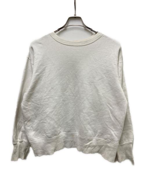 USED（ユーズド）USED (ユーズド) セットインスリーブスウェット ホワイト サイズ:‐の古着・服飾アイテム