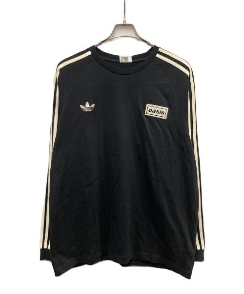 adidas（アディダス）adidas (アディダス) oasis (オアシス) ロングスリーブカットソー ブラック サイズ:XLの古着・服飾アイテム