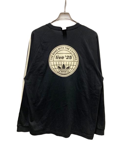 adidas（アディダス）adidas (アディダス) oasis (オアシス) ロングスリーブカットソー ブラック サイズ:XLの古着・服飾アイテム