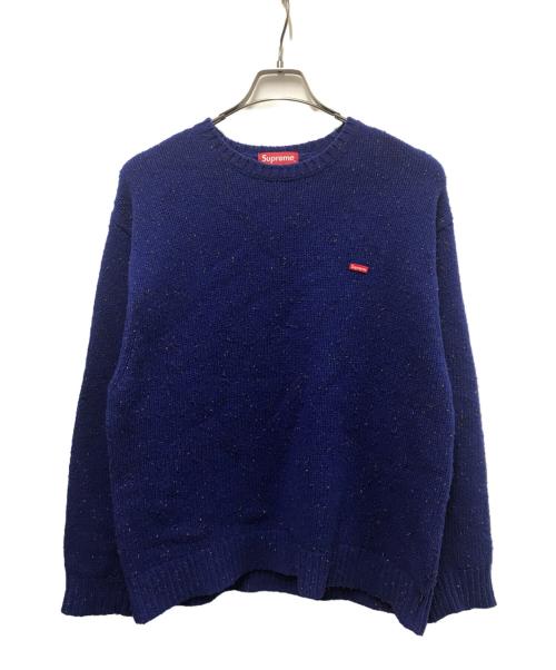 SUPREME（シュプリーム）Supreme (シュプリーム) Small Box Speckle Sweater ブルー サイズ:Ｍの古着・服飾アイテム