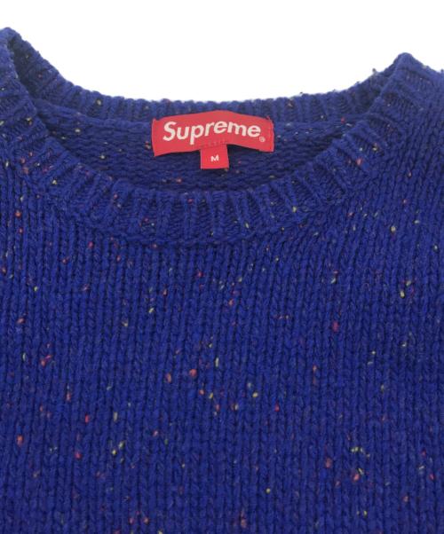 SUPREME（シュプリーム）Supreme (シュプリーム) Small Box Speckle Sweater ブルー サイズ:Ｍの古着・服飾アイテム