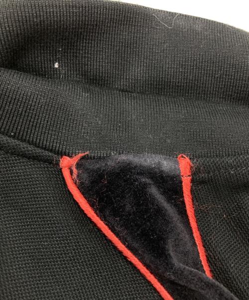 GIVENCHY（ジバンシィ）GIVENCHY (ジバンシィ) ハーフジップポロシャツ/half-zip polo shirt ブラック サイズ:XLの古着・服飾アイテム