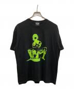 GHOST AND THE SHELLゴースト・アン・ザ・シェル）の古着「アニメプリントTシャツ」｜ブラック