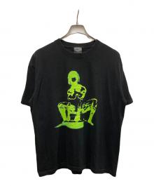 GHOST AND THE SHELL（ゴースト・アン・ザ・シェル）の古着「アニメプリントTシャツ」｜ブラック