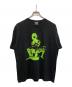 GHOST AND THE SHELL（ゴースト・アン・ザ・シェル）の古着「アニメプリントTシャツ」｜ブラック