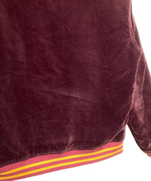 THE FLAT HEAD（ザ・フラットヘッド）THE FLAT HEAD (ザ・フラットヘッド) コーデュロイ バーシティジャケット/Corduroy Varsity Jacket ボルドー サイズ:40の古着・服飾アイテム