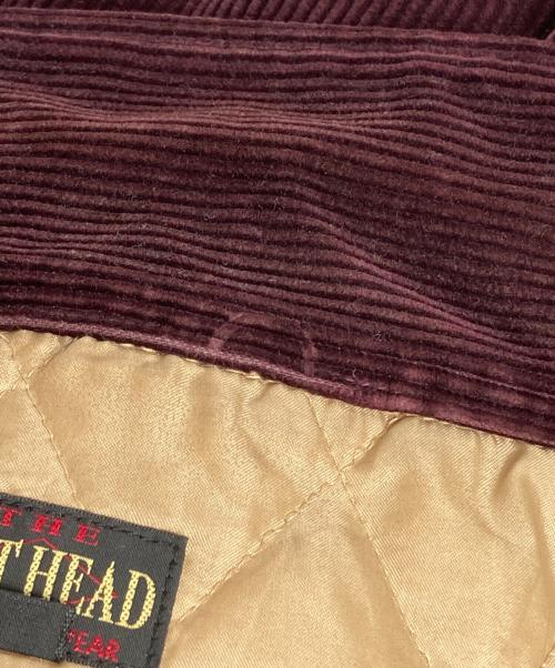 THE FLAT HEAD（ザ・フラットヘッド）THE FLAT HEAD (ザ・フラットヘッド) コーデュロイ バーシティジャケット/Corduroy Varsity Jacket ボルドー サイズ:40の古着・服飾アイテム