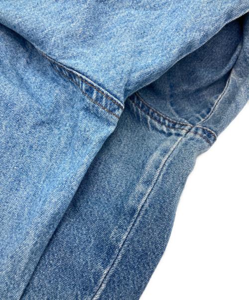 YSTRDY'S TMRRW（イエスタデイズトゥモロウ）YSTRDY'S TMRRW (イエスタデイズトゥモロウ) Wrangler (ラングラー) リメイクデニムシャツ インディゴ サイズ:SIZE Freeの古着・服飾アイテム