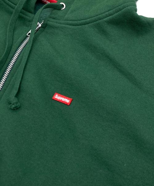 SUPREME（シュプリーム）Supreme (シュプリーム) Small Box Zip Up Hoodie グリーン サイズ:Lの古着・服飾アイテム