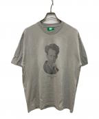WBSBダブリュー・ビー・エス・ビー）の古着「偉人プリントTシャツ」｜グレー