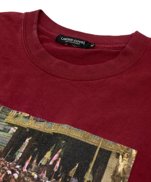 UNDERCOVER（アンダーカバー）UNDERCOVER (アンダーカバー) フォトプリントTシャツ レッド サイズ:XLの古着・服飾アイテム