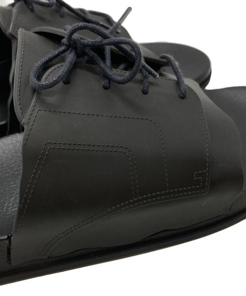Maison Margiela（メゾンマルジェラ）Maison Margiela (メゾンマルジェラ) レースアップ スライドサンダル/Lace-up slide sandals ブラック サイズ:39の古着・服飾アイテム