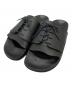 Maison Margiela（メゾンマルジェラ）の古着「レースアップ スライドサンダル/Lace-up slide sandals」｜ブラック