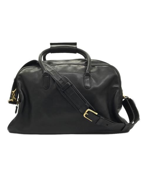 COACH（コーチ）COACH (コーチ) 2WAYショルダーレザー ボストンバッグ ブラックの古着・服飾アイテム