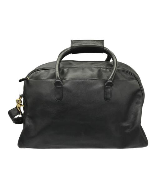 COACH（コーチ）COACH (コーチ) 2WAYショルダーレザー ボストンバッグ ブラックの古着・服飾アイテム