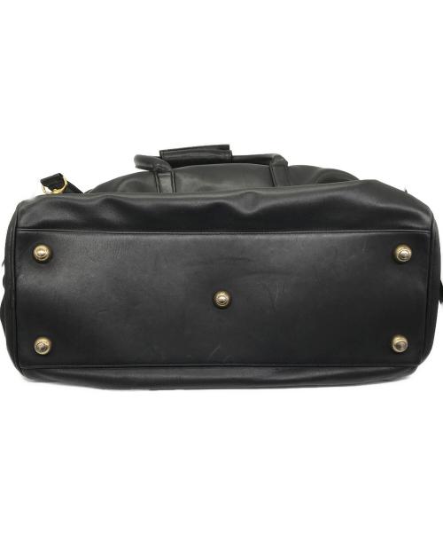 COACH（コーチ）COACH (コーチ) 2WAYショルダーレザー ボストンバッグ ブラックの古着・服飾アイテム