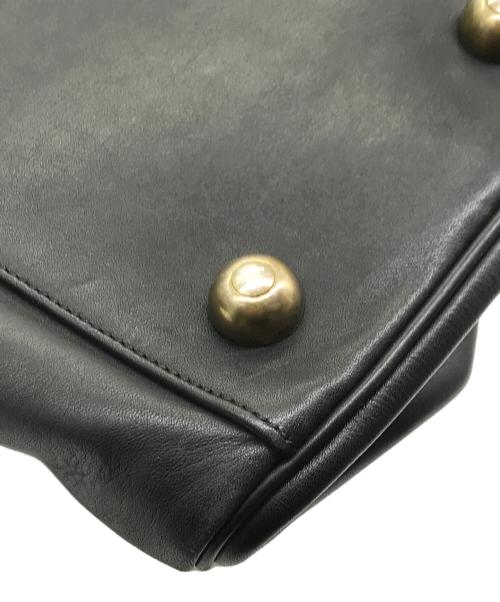 COACH（コーチ）COACH (コーチ) 2WAYショルダーレザー ボストンバッグ ブラックの古着・服飾アイテム
