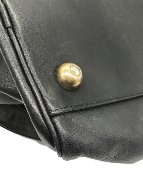 COACH（コーチ）COACH (コーチ) 2WAYショルダーレザー ボストンバッグ ブラックの古着・服飾アイテム