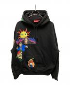 SUPREMEシュプリーム）の古着「Sunrise Hooded Sweatshirt」｜ブラック